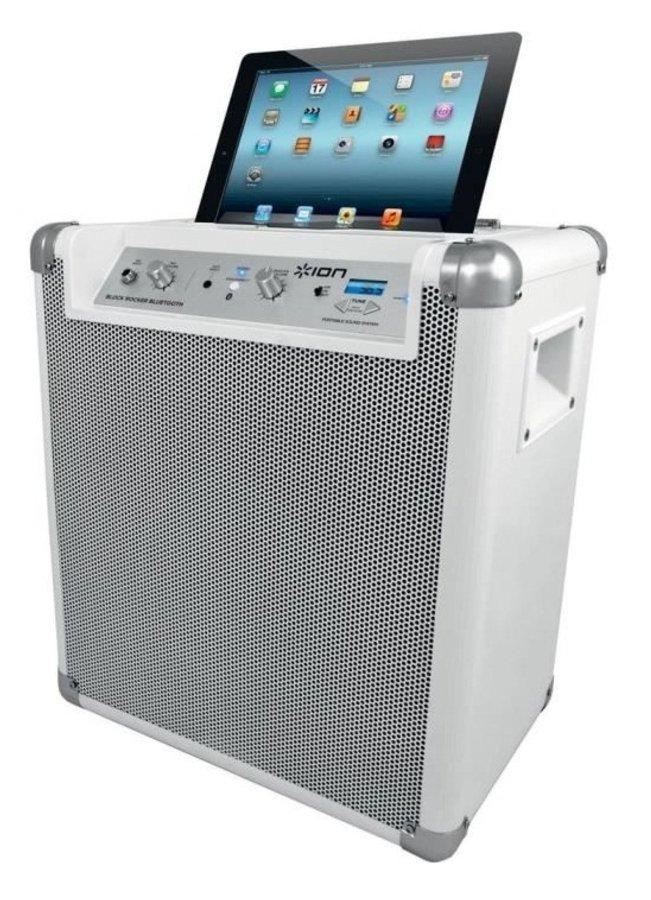 Altavoz - Ion Block Rocker Bluetooth White