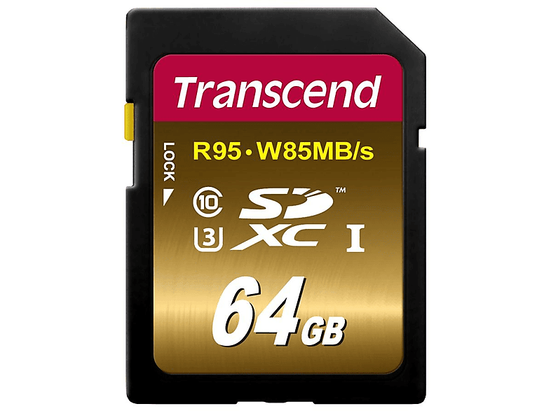 Tarjeta SDHC | Transcend 64GB UHS-I U3X