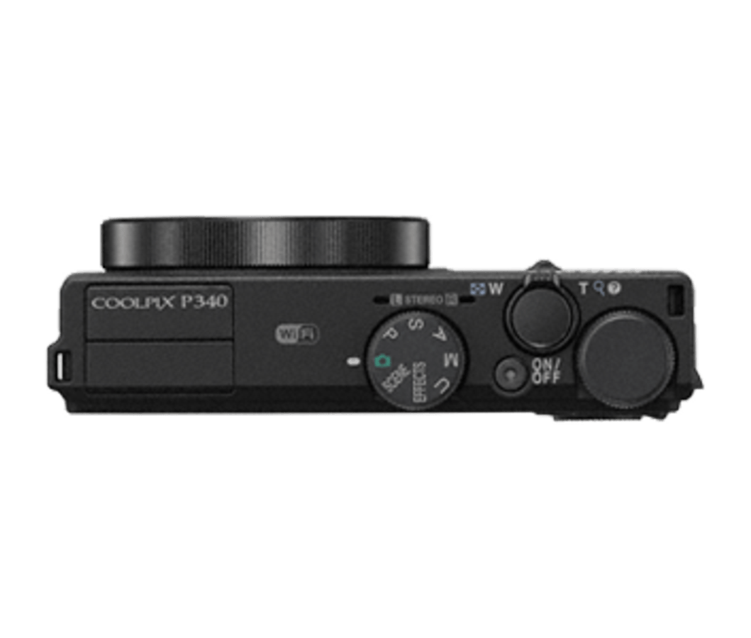 Cámara - Nikon Coolpix P340, 12Mp, Full HD, WiFi