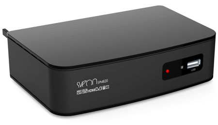 Reproductor multimedia - Sveon SPM820, Full HD 1080p y sintonizador TDT de alta definición