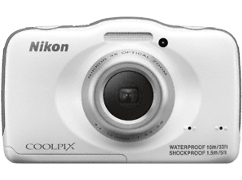 Cámara acuática | Nikon Coolpix S32 Blanco Sensor CMOS de 13.2 Mp