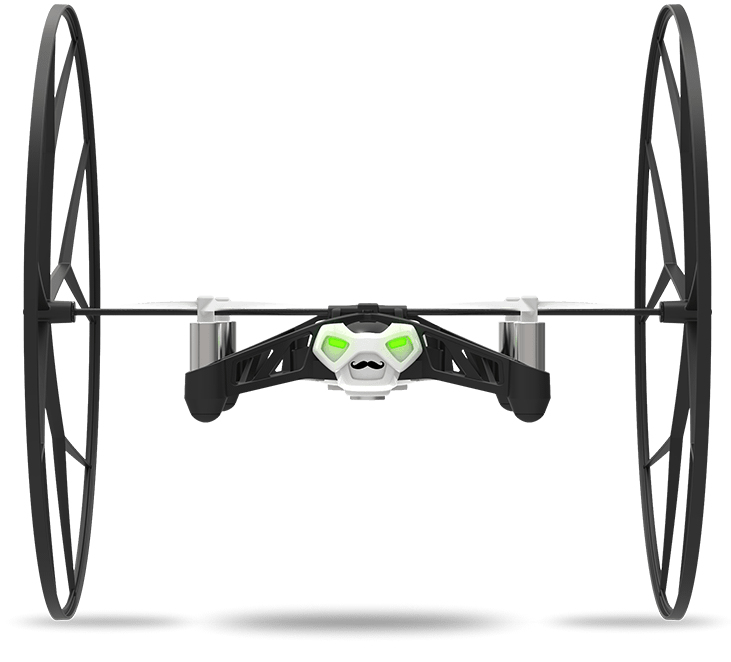 Mini Dron - Parrot Rolling Spider White, para aire y tierra, con cámara vertical