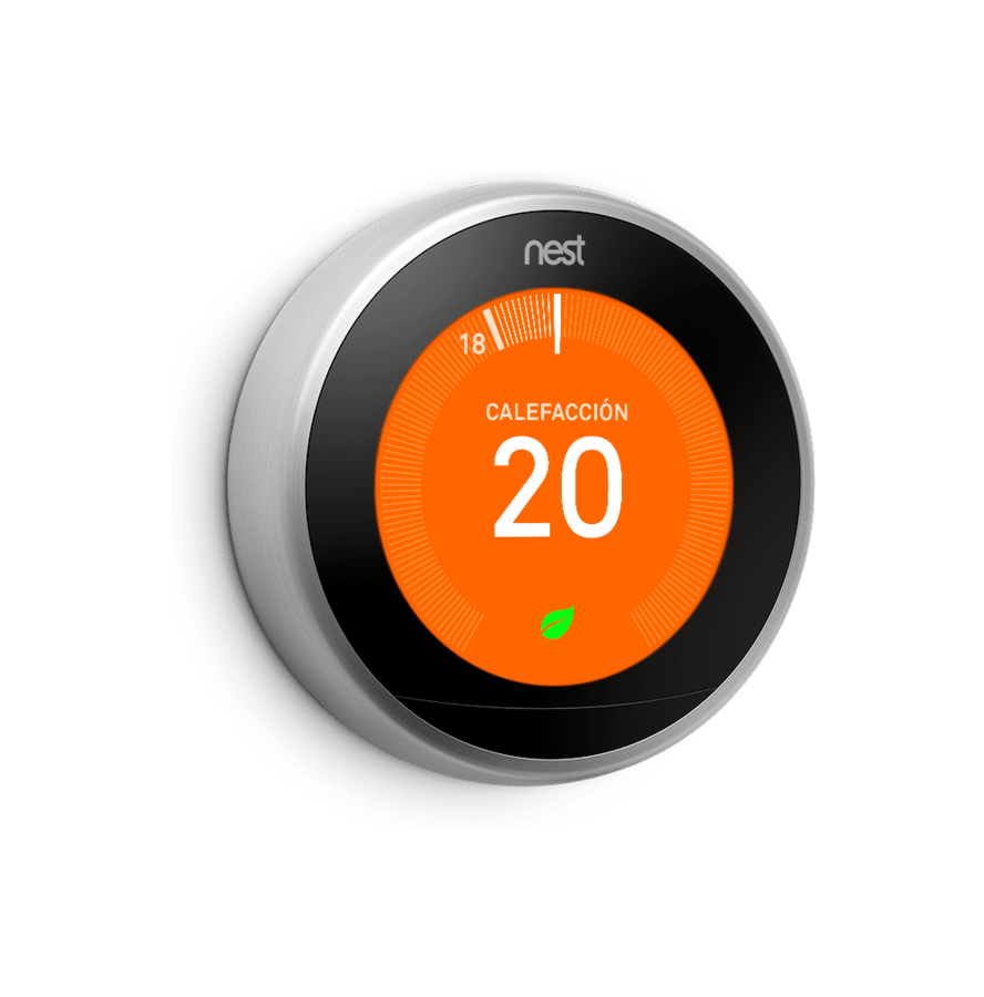 Generica Nest T3010it termoestato wifi acero inoxidable termostato inteligente google learning 3ª thermostat 3rd