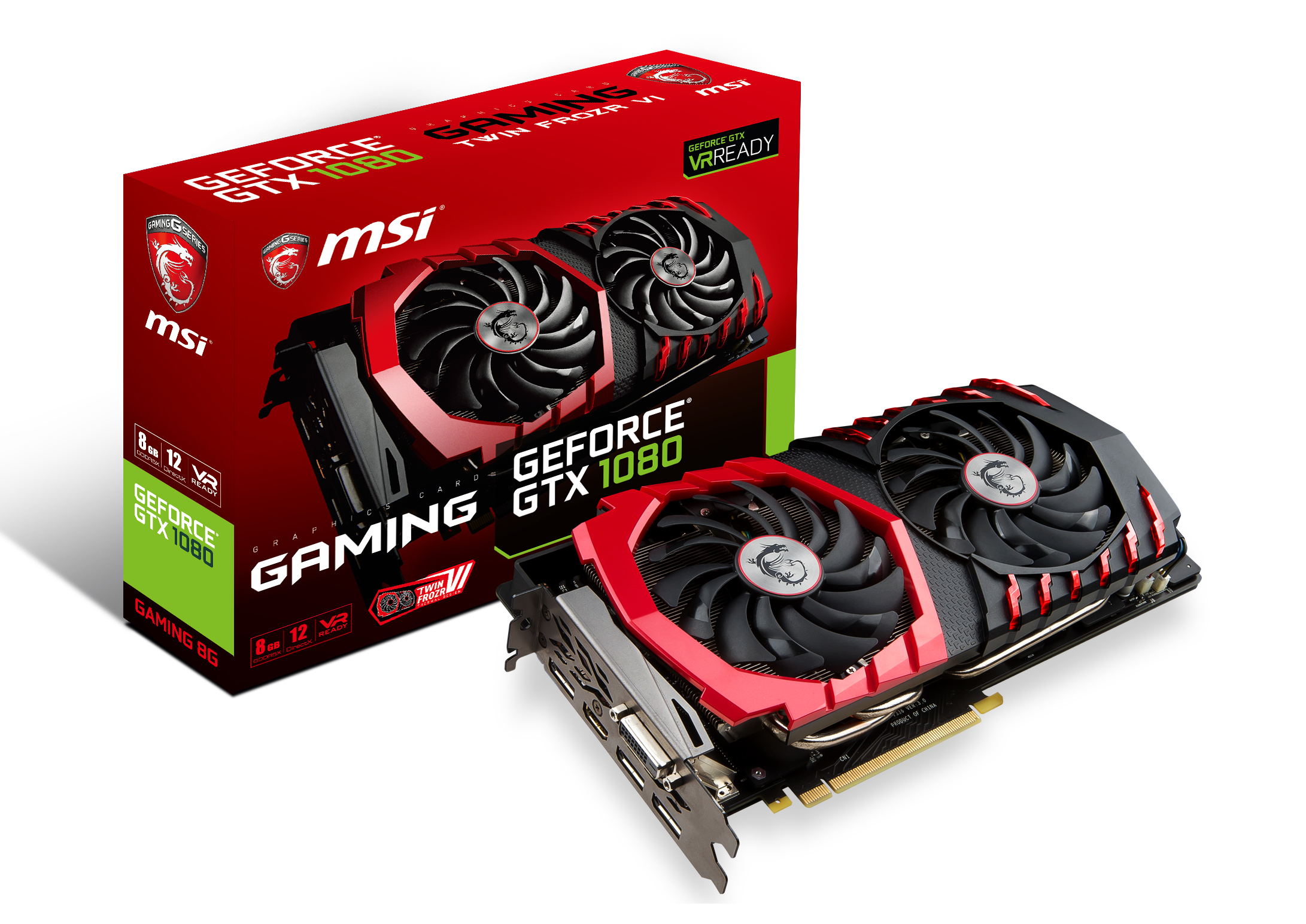 MSI GeForce GTX 1080 GAMING 8G GeForce GTX 1080 8GB GDDR5X