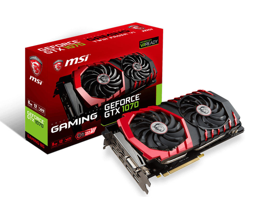 MSI V330-015R GeForce GTX 1070 8GB GDDR5 tarjeta gráfica
