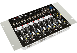 Mezcladora DJ - Fonestar SM-2702U, 8 canales, 20 - 20000Hz, Negro