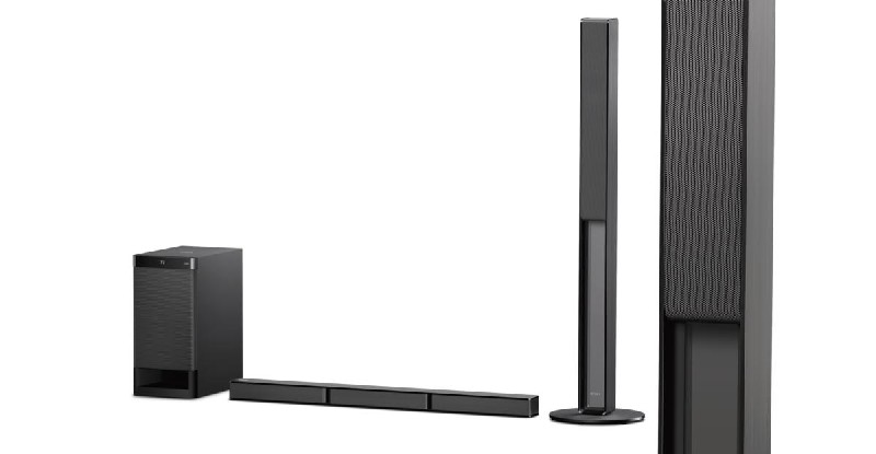 Home Cinema 5.1 - Sony Htrt4, Barra de sonido, Subwoofer Externo, Altavoces Traseros, 600 W, Negro
