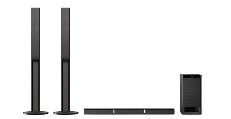 Home Cinema 5.1 - Sony Htrt4, Barra de sonido, Subwoofer Externo, Altavoces Traseros, 600 W, Negro