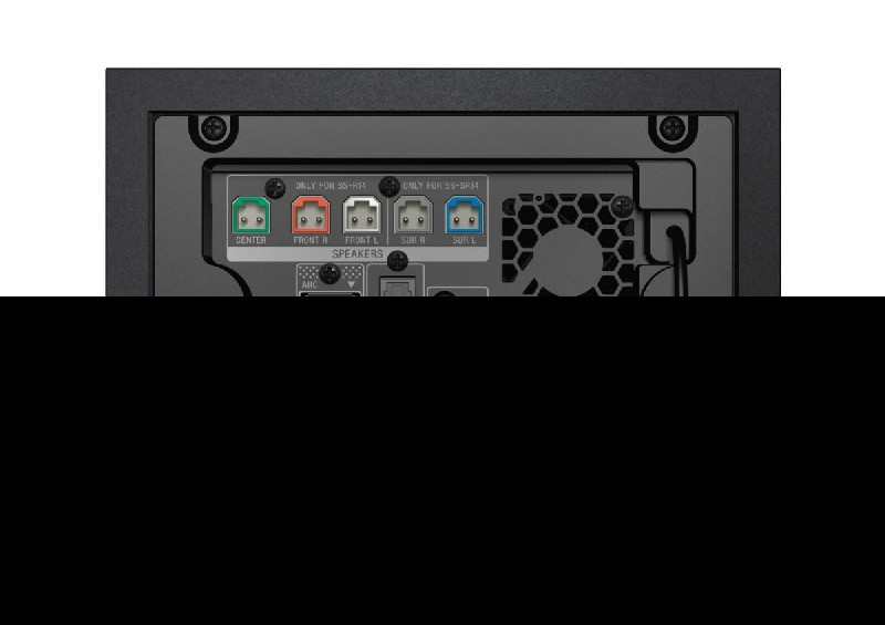 Home Cinema 5.1 - Sony Htrt4, Barra de sonido, Subwoofer Externo, Altavoces Traseros, 600 W, Negro