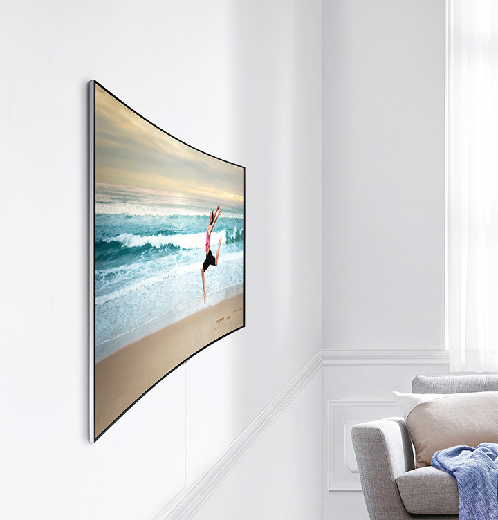 TV QLED 55" - Samsung QE55Q7CAMTXXC Ultra HD 4K, HDR 1500, Curvo