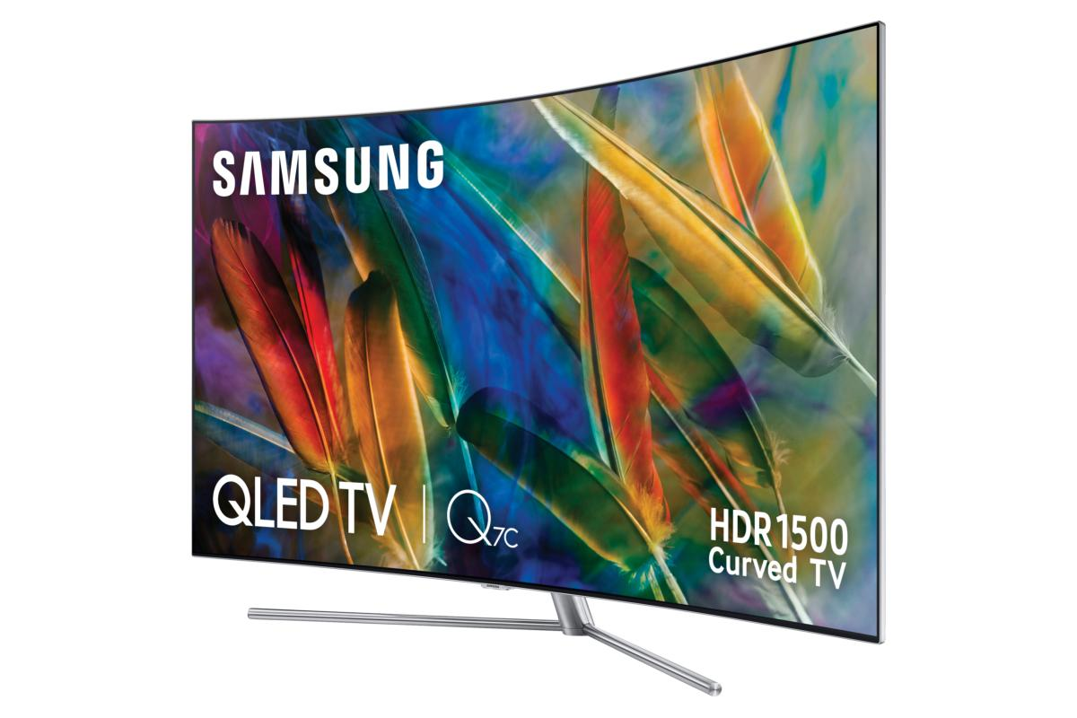TV QLED 65" - Samsung QE65Q7CAMTXXC, Ultra HD 4K, HDR 1500, Curvo