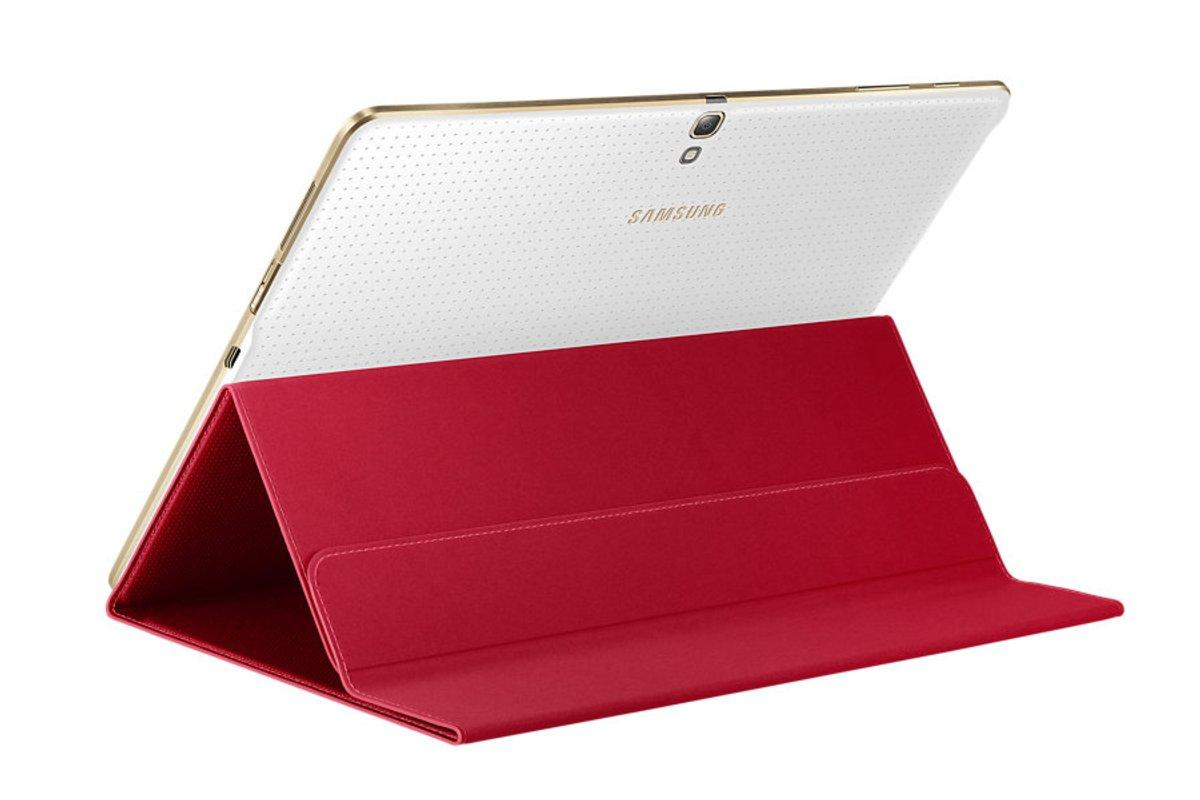 Samsung Funda Galaxy Tab S 10.5Rojo - Samsung Book Cover Bt800B Glam Red,  10,5 Pulgadas