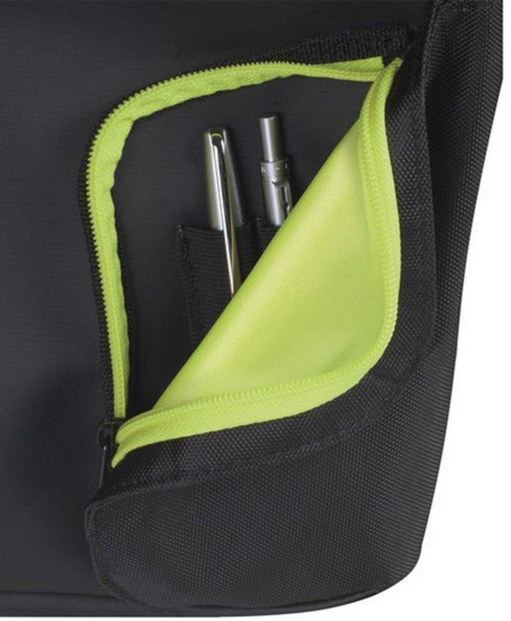 Maletín para portátil - Toshiba Corace, Negro Y Verde, Compartimento Acolchado