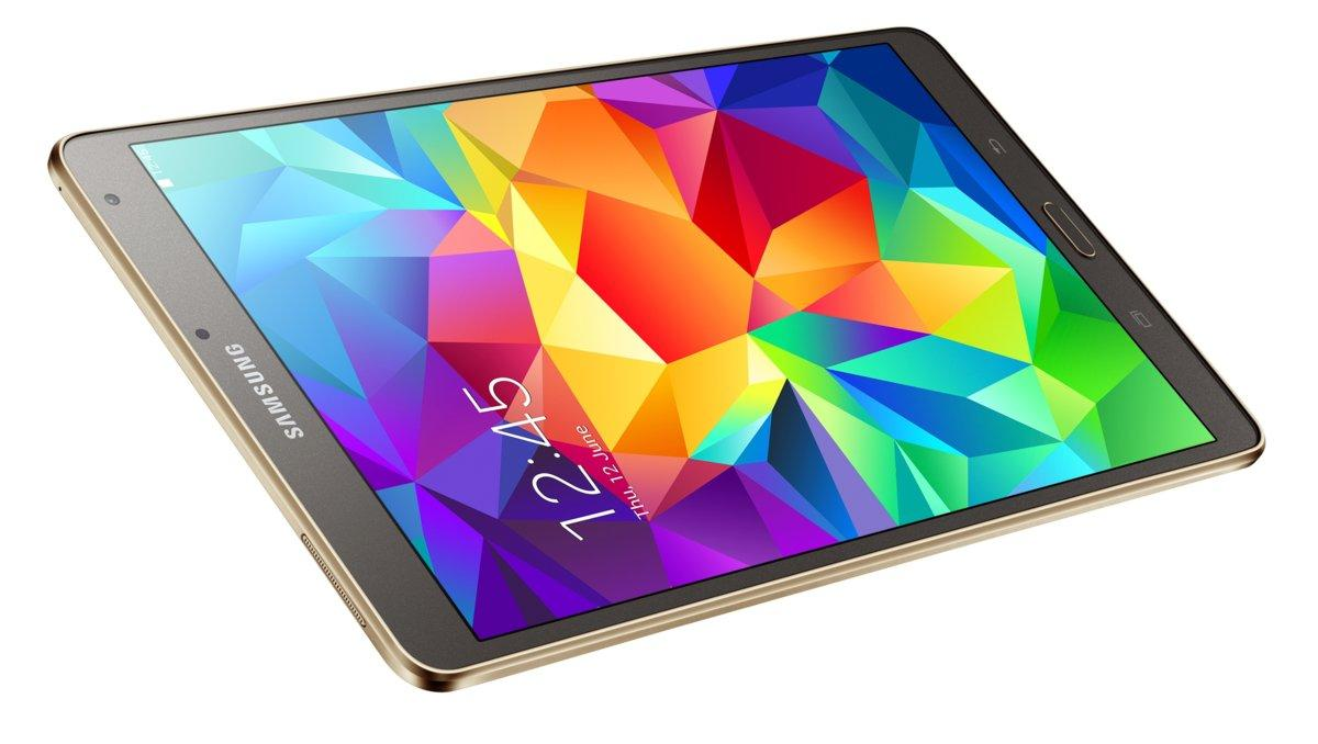 Tablet - Samsung Galaxy Tab S, 8.4 pulgadas, 16 GB, bronce, WiFi, Bluetooth 4.0
