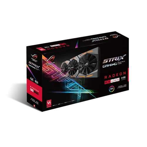 ASUS ASUS STRIX-RX480-O8G-GAMING Radeon RX 480 8GB GDDR5