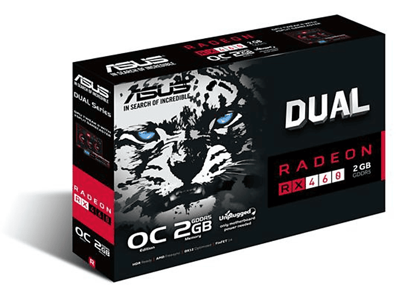 ASUS Dual-O2G Radeon Rx 460 2GbGddr5