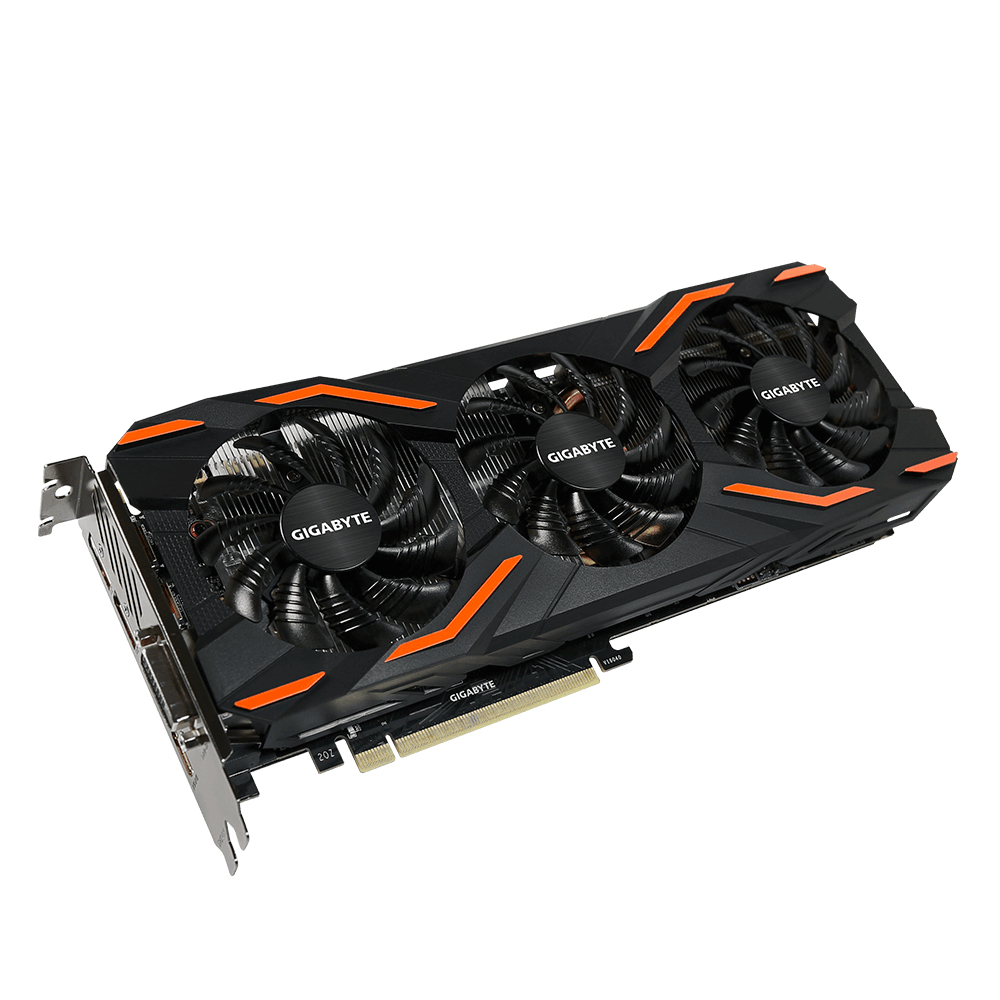 GIGABYTE Gigabyte GV-N1080WF3OC-8GD GeForce GTX 1080 8GB GDDR5X tarjeta gráfica