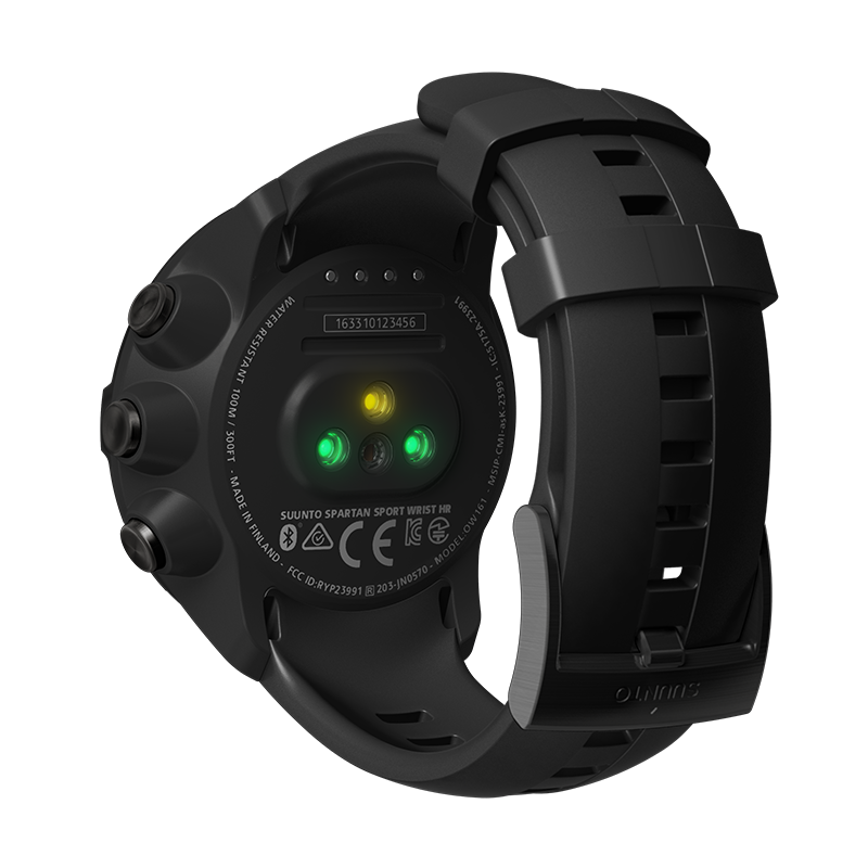 Reloj deportivo - Suunto Spartan Sport Wrist HR All Black, Negro, Táctil, Sensor de frecuencia cardiaca