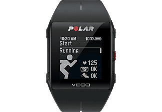 Reloj deportivo - Polar V800,Negro, GPS, Pulsómetro + Sensor de frecuencia cardíaca H7 HR