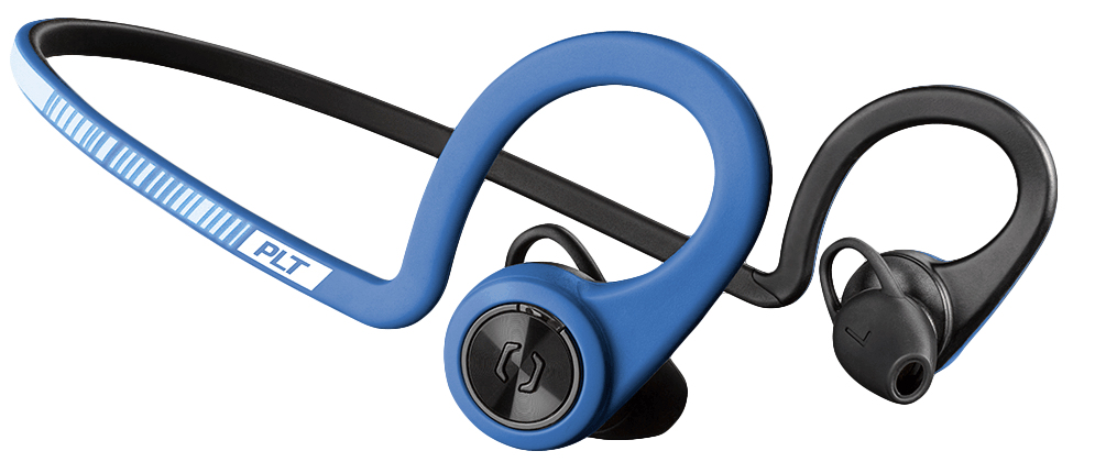 Auriculares deportivos - Plantronics Back Beat Fit II, De botón, Bluetooth, Deportivos, Azul