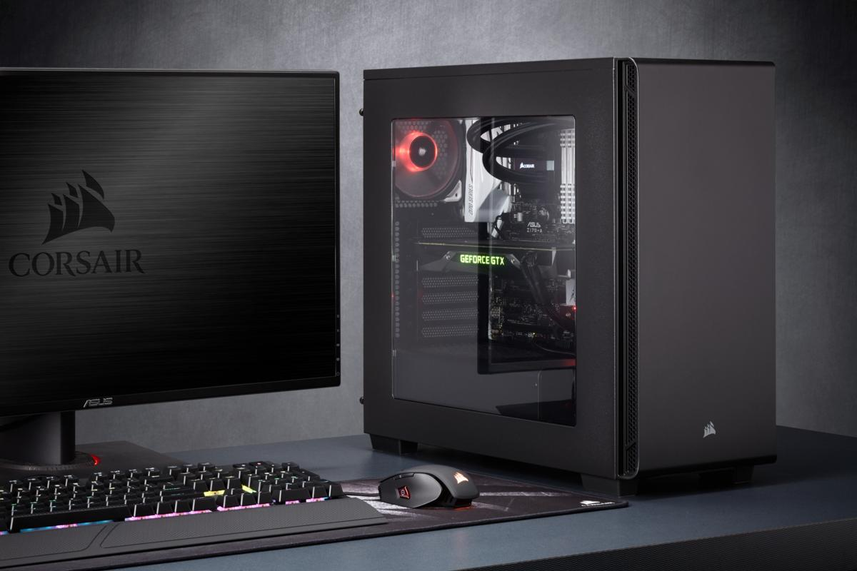 Caja PC - Corsair Carbide 270R Midi-Tower Negro carcasa de ordenador