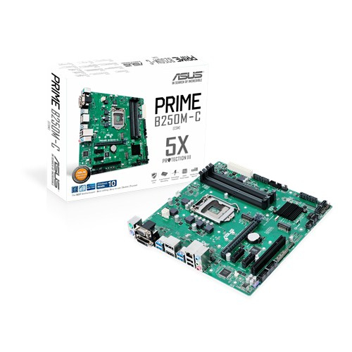 ASUS Prıme B250M-C Intel B250 Soket 1151 Ddr4 2400Mhz Usb3.0 M.2 Anakart