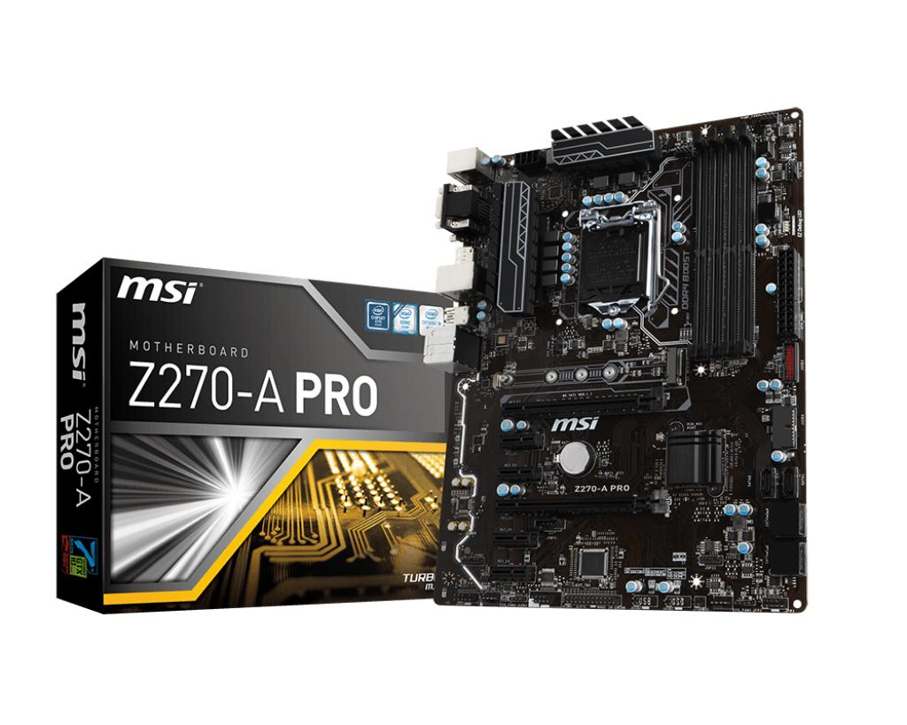 MSI Z270-A Pro Intel Z270 LGA1151 ATX placa base
