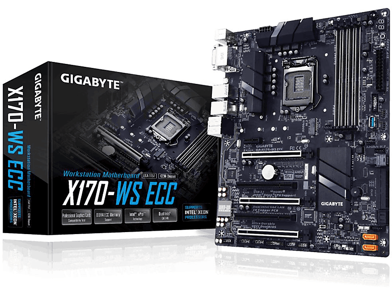 Gigabyte GA-X170-WS ECC Intel C236 LGA1151 placa base