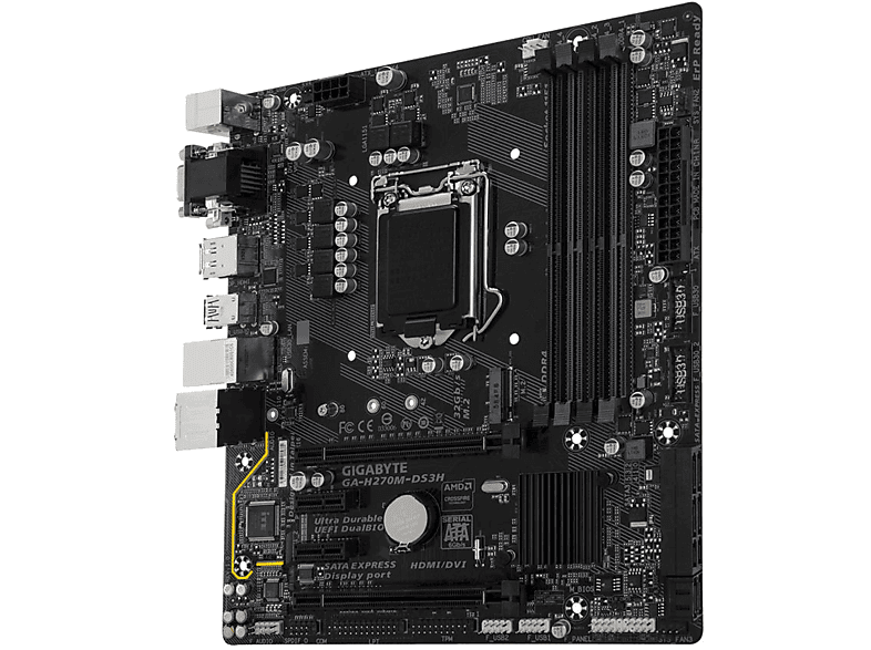 Gigabyte GA-H270M-DS3H Intel H270 LGA1151 Micro ATX placa base