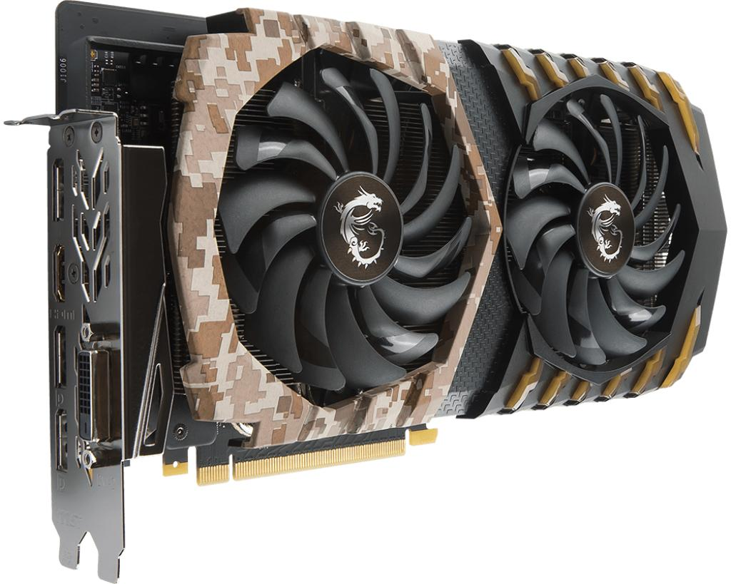 MSI GEFORCE GTX 1060 CAMO SQUAD 6G GeForce GTX 1060 6GB GDDR5
