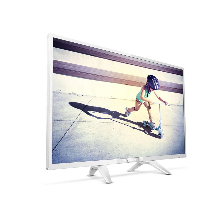 TV LED 32" - Philips 32PHT4032/12, HD, USB, HDMI, TDT2, Ultrafino,  Blanco