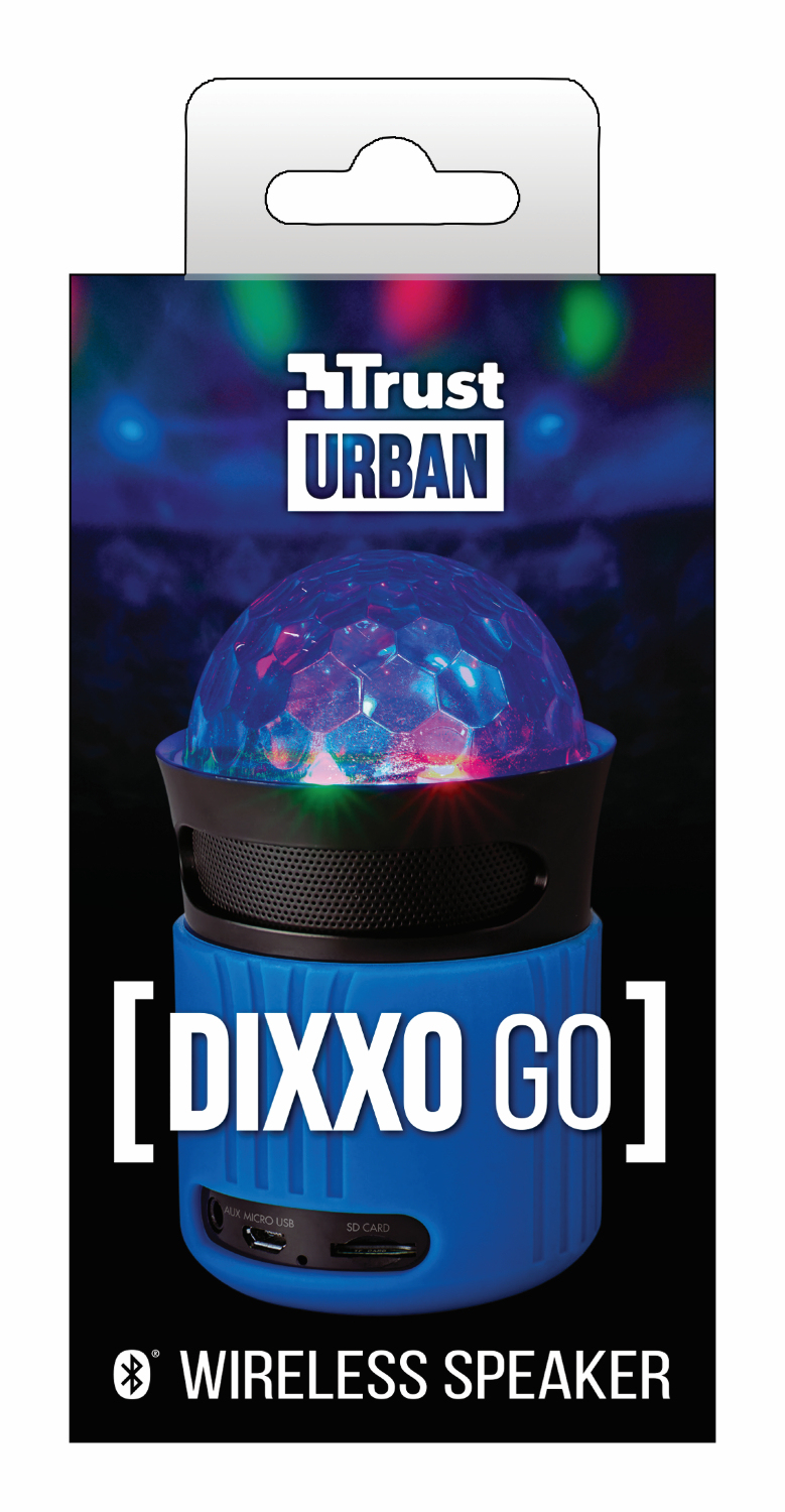 TRUST URBAN Urban 21347 Dıxxo Wıfı Bluetooth Speaker Parti Işığı Gri