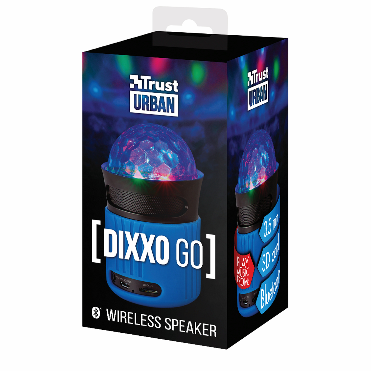 TRUST URBAN Urban 21347 Dıxxo Wıfı Bluetooth Speaker Parti Işığı Gri