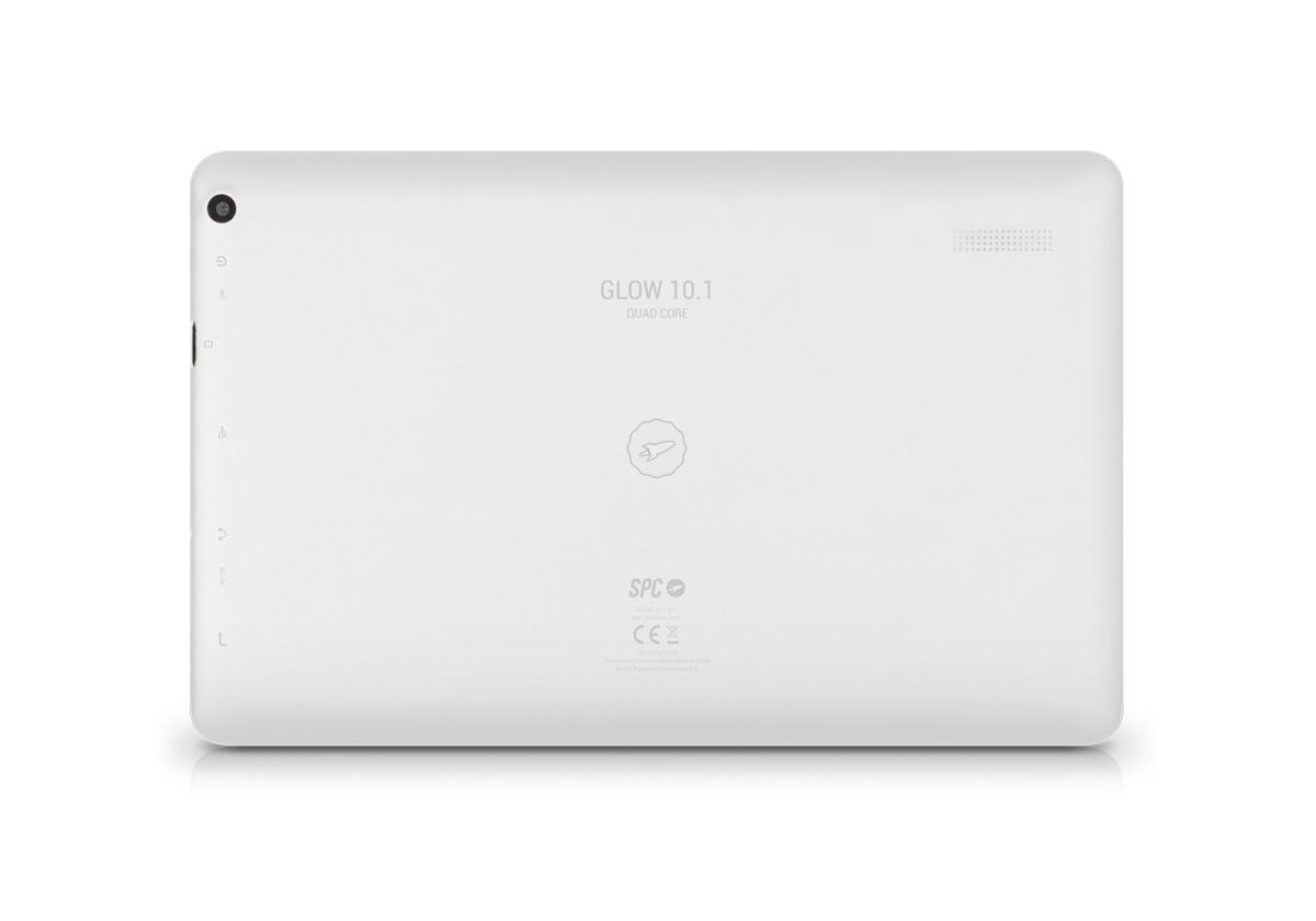 Tablet - SPC GLOW 10.1", 1280x800, 1 GB RAM, Memoria de 16 GB, A7 1.2 GHz, Blanco