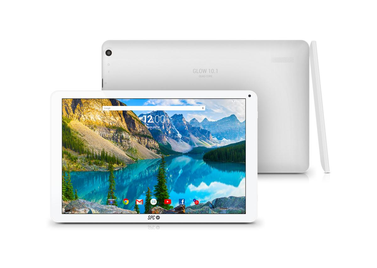 Tablet - SPC GLOW 10.1", 1280x800, 1 GB RAM, Memoria de 16 GB, A7 1.2 GHz, Blanco