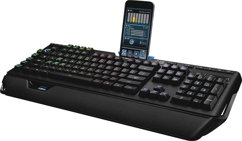 Teclado gaming - Logitech G910 Orion Spectrum USB, QWERTY, Internacional de EE.UU, Negro