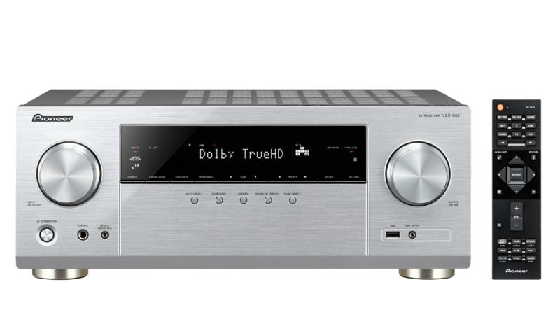Receptor A/V - Pioneer VSX-832-B 5x130W 5.1 canales Compatibilidad Dolby Atmos Dts:x