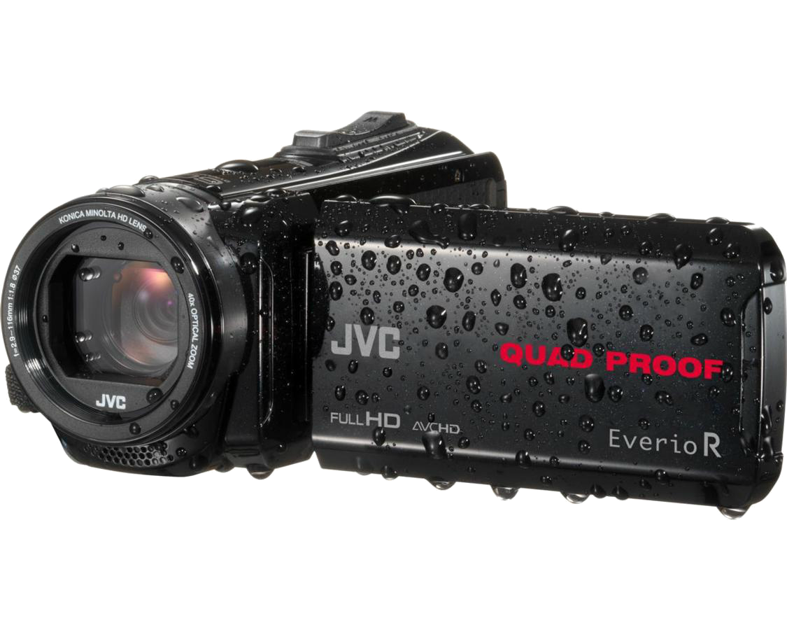 Videocámara acuática - JVC GZ-R435BEU Everio R Quad Proof, Full HD, Sumergible 5 metros, Negro