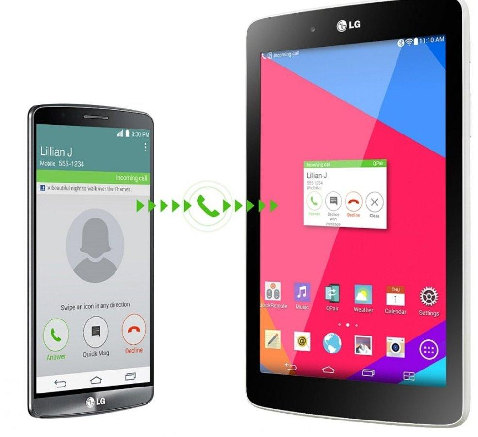 LG Tablet - Lg GPad 7 Negra Con 8Gb De Memoria Y  Sincronización Con Smartphones