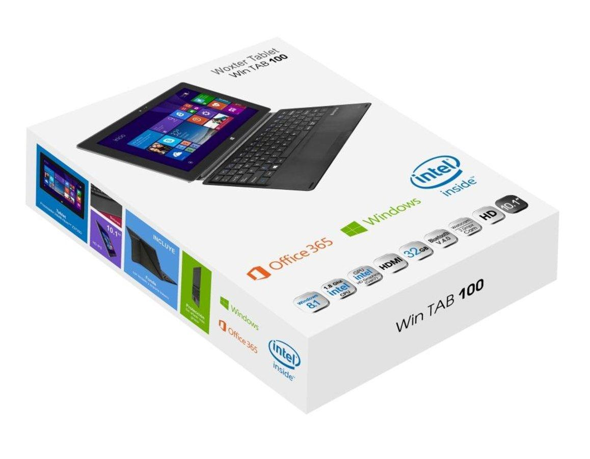 Tablet - Woxter Wintab 100 de 32GB con Office, Intel Atom+Teclado y Funda