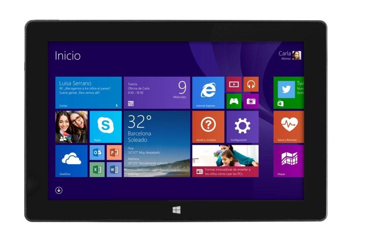 Tablet - Woxter Wintab 100 de 32GB con Office, Intel Atom+Teclado y Funda