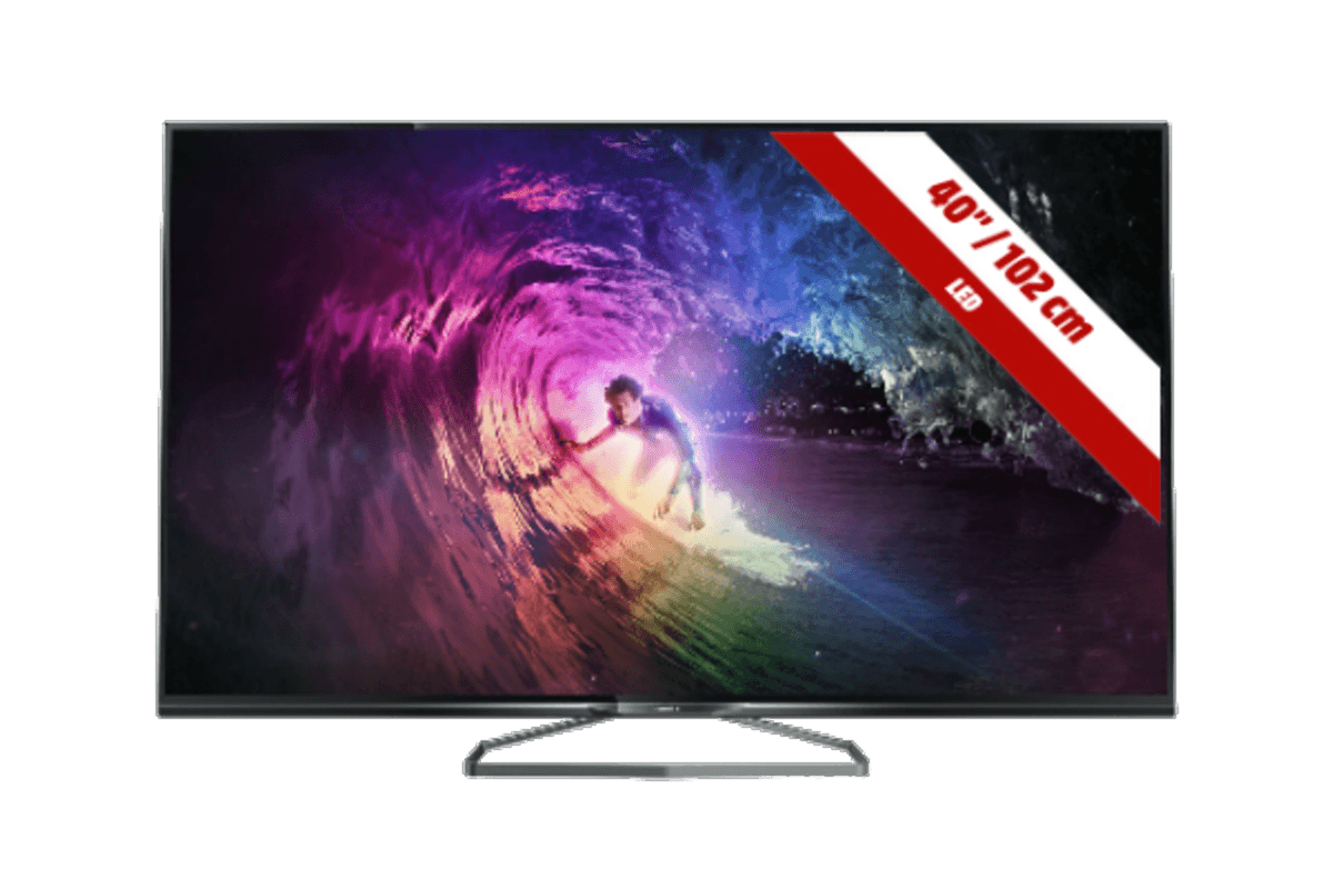 TV LED 40" - Philips 40 PUK 6809/12 Ultra HD 4K, Smart TV, 3D