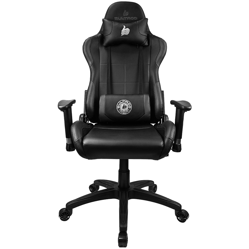 Silla gaming - Bultaco BL-CH-GT301, Negro, Respaldo inclinable y ajustable