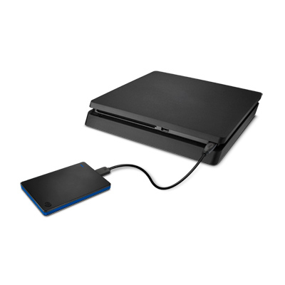 Disco duro 2 TB - Seagate Game Drive STGD2000400, Para PS4, Negro