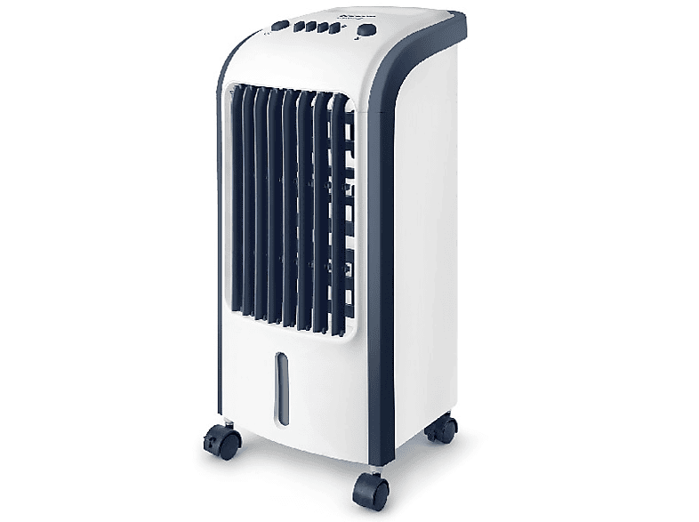 Ventilador con humidificador - Taurus R500, 5L, 3 velocidades, Blanco y azul