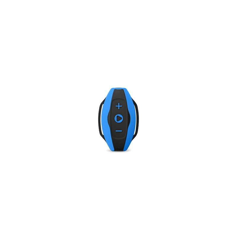 Reproductor MP3 - Sunstech Neptun, Acuático, 4GB, 15h Autonomía, Azul