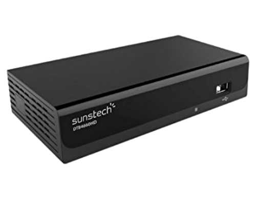 Sintonizador TDT - Sunstech DTB 4660, Alta Definición, USB grabador