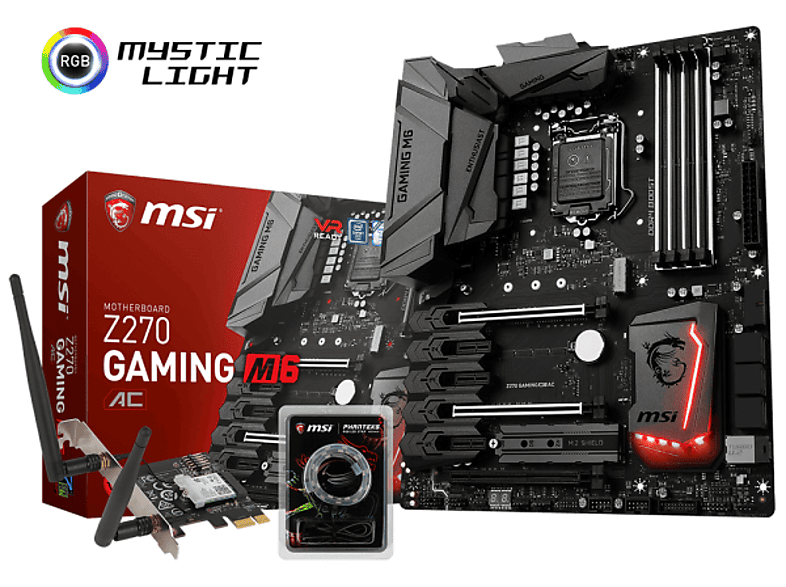 MSI Z270 GAMING M6 AC Intel Z270 LGA 1151 (Socket H4) ATX placa base