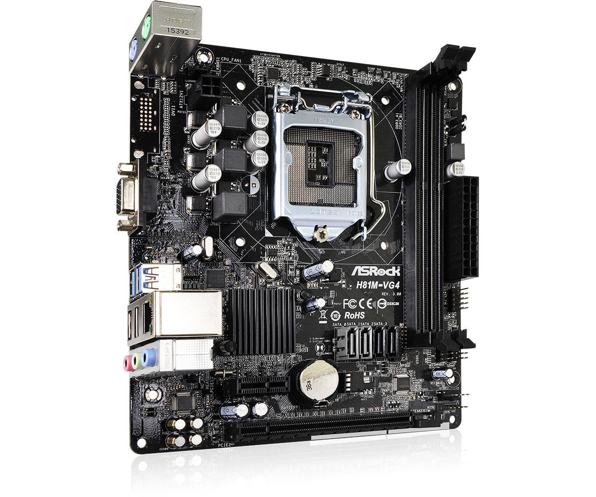 Asrock H81M-VG4 R3.0 Intel H81 Socket H3 (LGA 1150) Micro ATX placa base