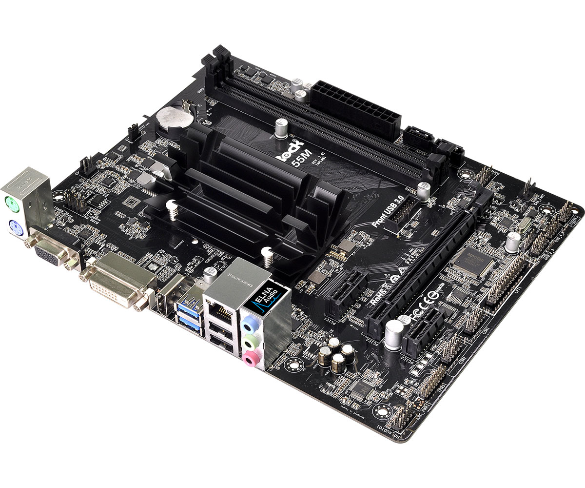 Asrock J3455M NA (CPU integrada) Micro ATX placa base